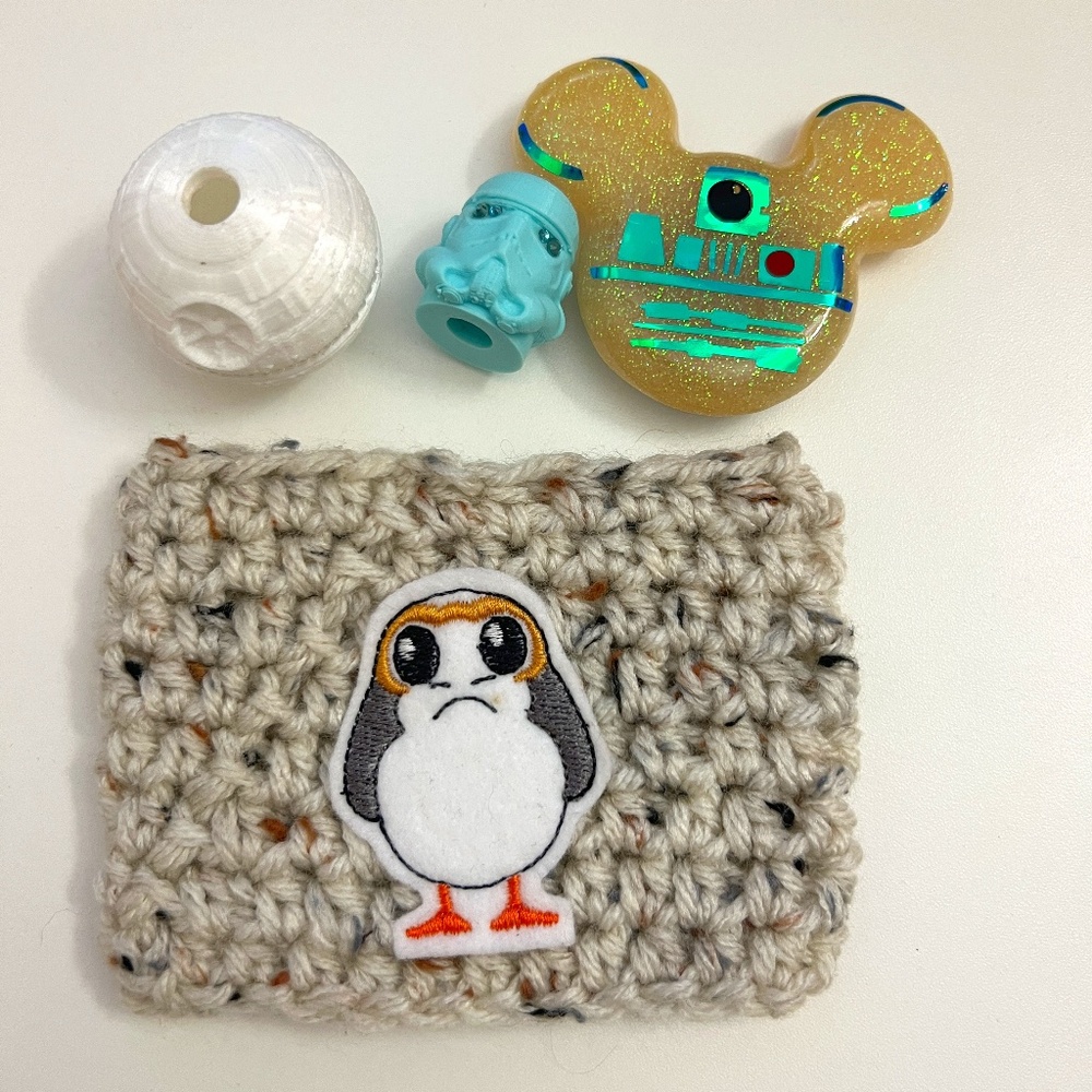 Star Wars Accessories Bundle: Cup Cosy, Straw Charms, and Pop Socket